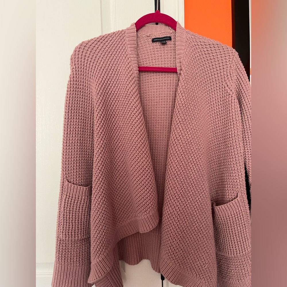 American Eagle Mauv Rose Cardigan (Women’s size S)